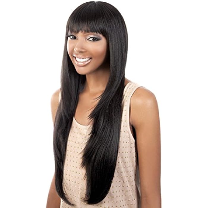 DILLARDS Fashion Exotic Elegant Long Straight Wigs For Women Black Sw0217 - Image 4
